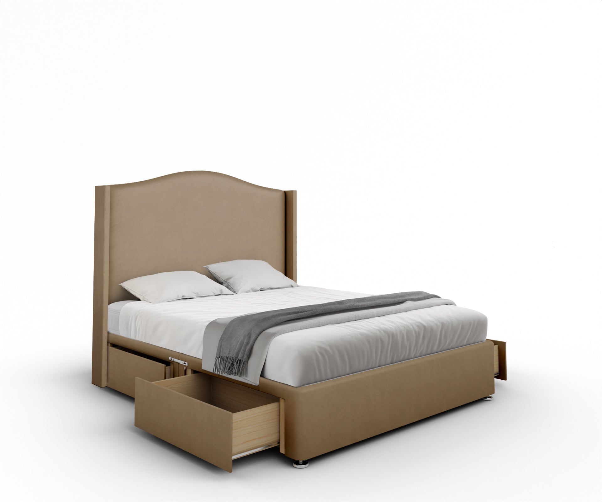 Arabella Winged Divan Bed Set
