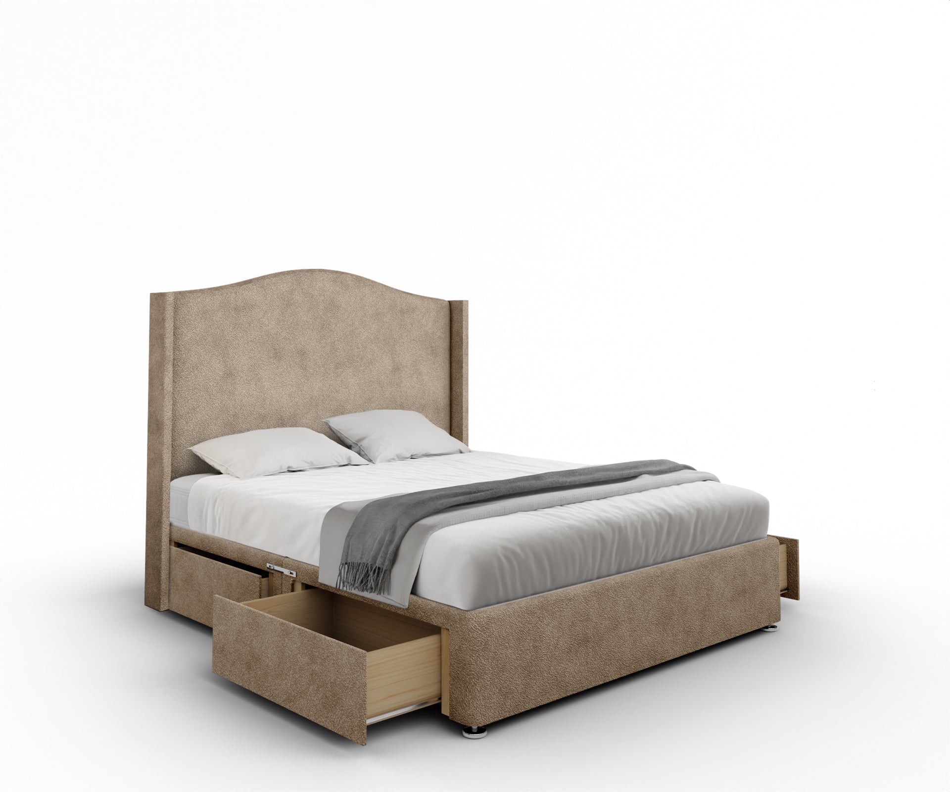 Arabella Winged Divan Bed Set