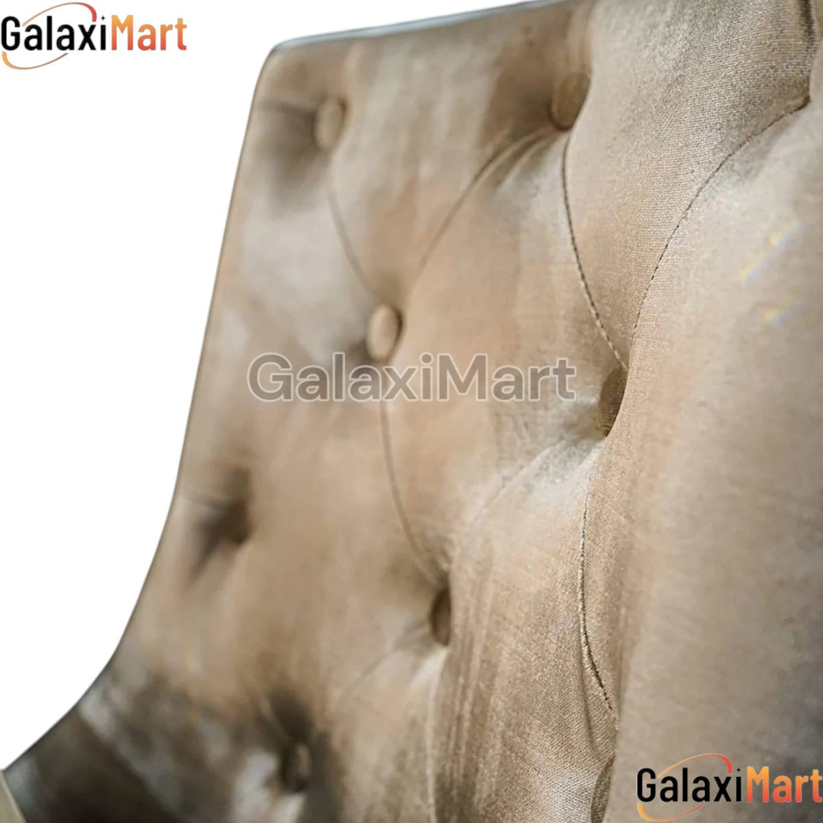 Bologna 130cm Round Mixed Brown Marble Dining Table with Mink Plain Back Ring Knocker Velvet Dining Chairs