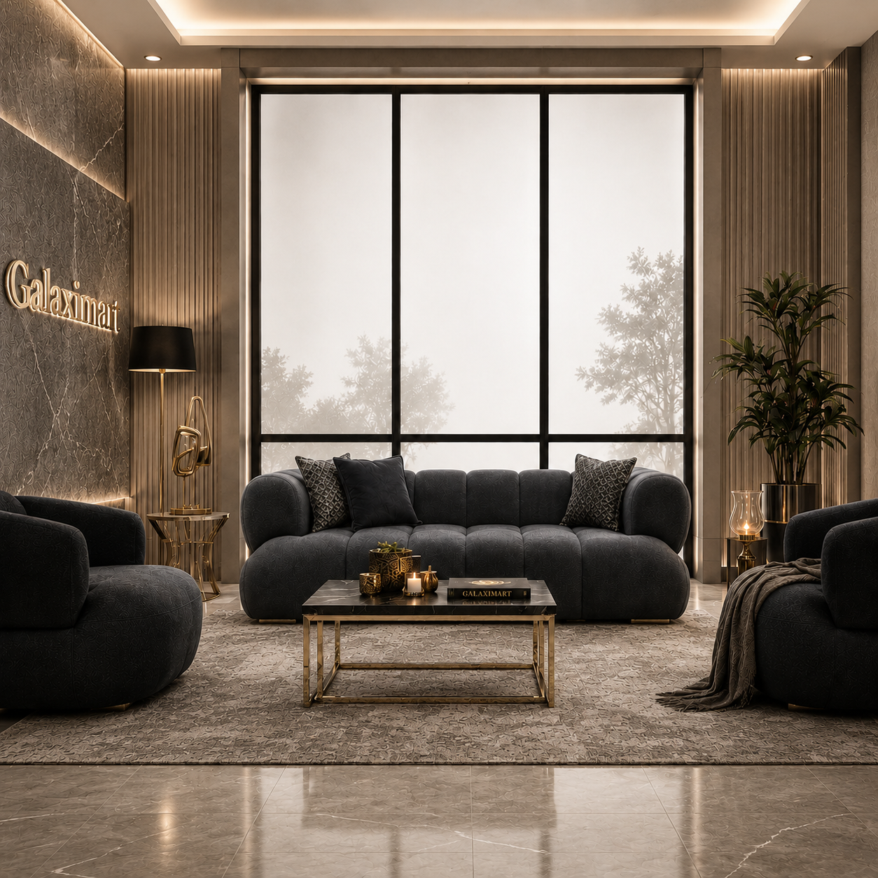 Arturo Grey Sofa Set 3+2