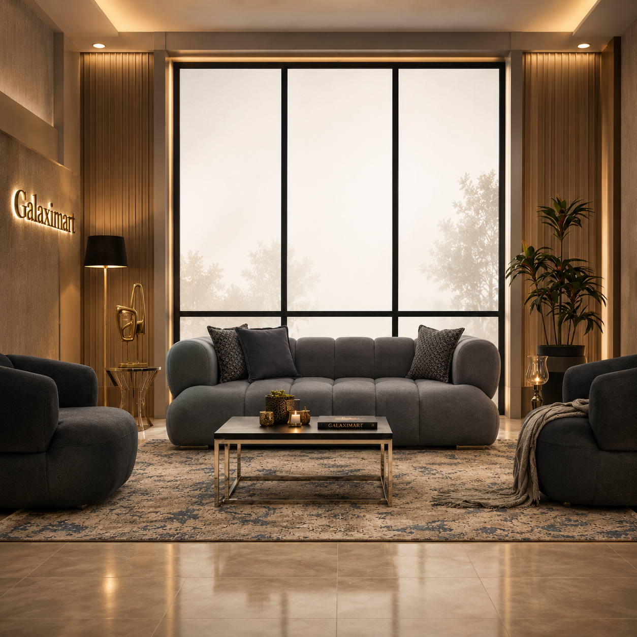 Arturo Grey Sofa Set 3+2