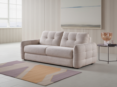 Athens Beige 3-Seater Sofa Bed