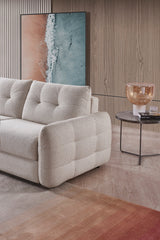 Athens Beige 3-Seater Sofa Bed