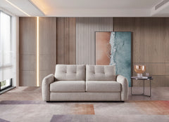 Athens Beige 3-Seater Sofa Bed
