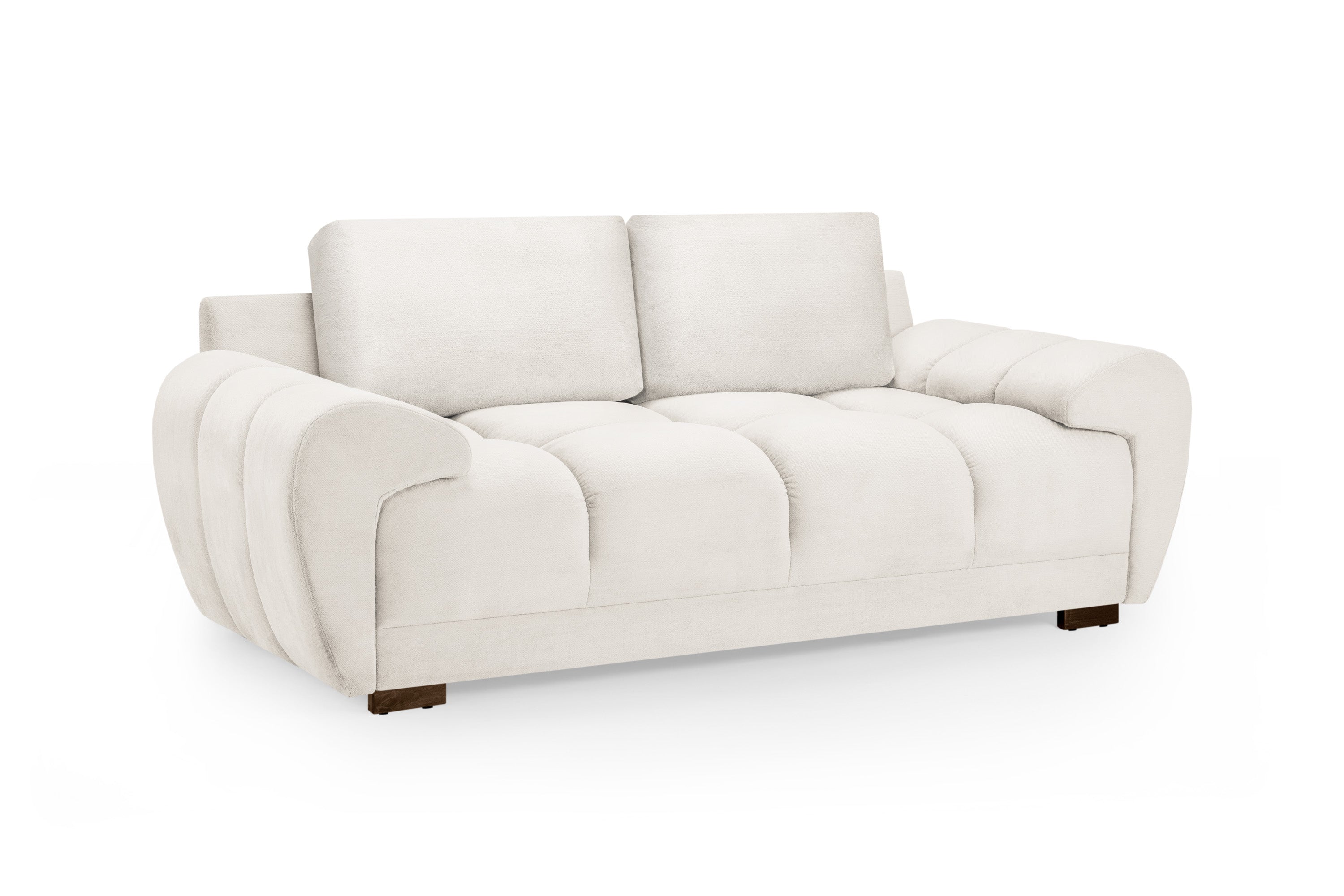 Azzuro Cream Velvet 2 & 3 Seater Sofa Bed