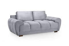 Azzuro Grey Velvet 2 & 3 Seater Sofa Bed