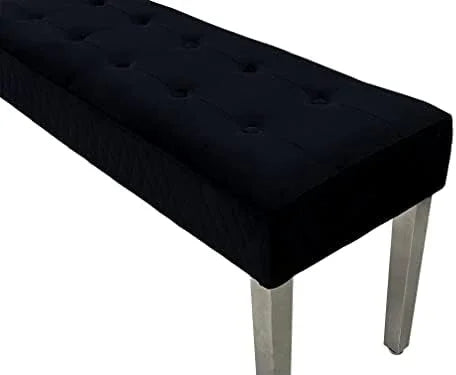 Ariel Luxury Marble Dining Table with High Back Velvet Lion Knocker Chairs | Chrome Legs | GalaxiMart