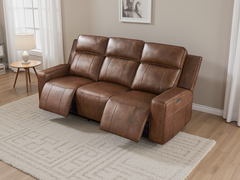 Barcelona Brown 3+2 Electric Recliner Sofa Set