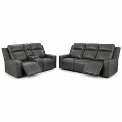 Barcelona Grey 3+2 Electric Recliner Sofa Set
