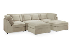 Belgravia Beige U-Shape Corner Sofa