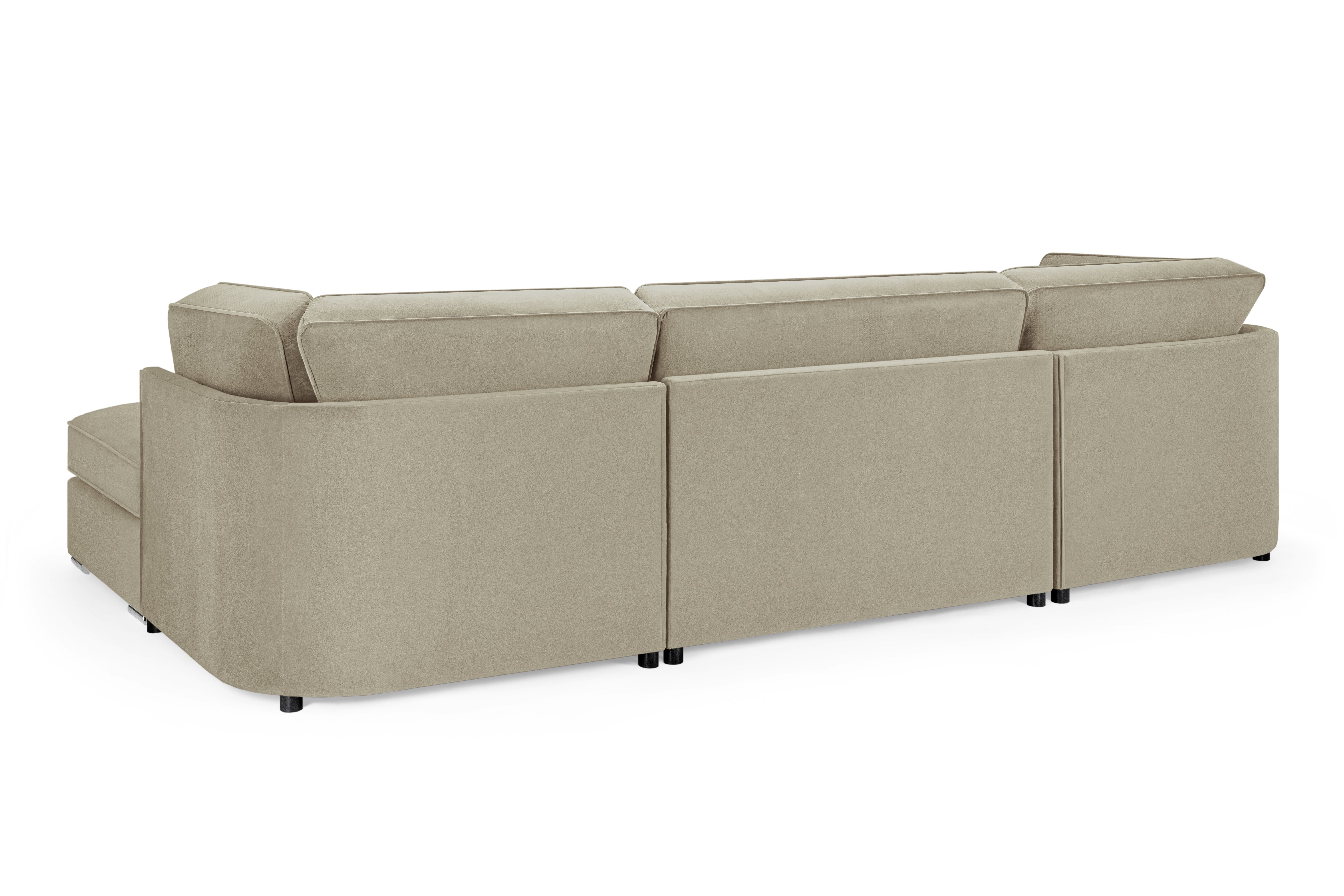 Belgravia Beige U-Shape Corner Sofa