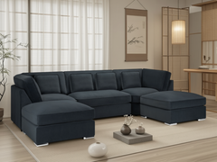 Belgravia Slate U-Shape Corner Sofa