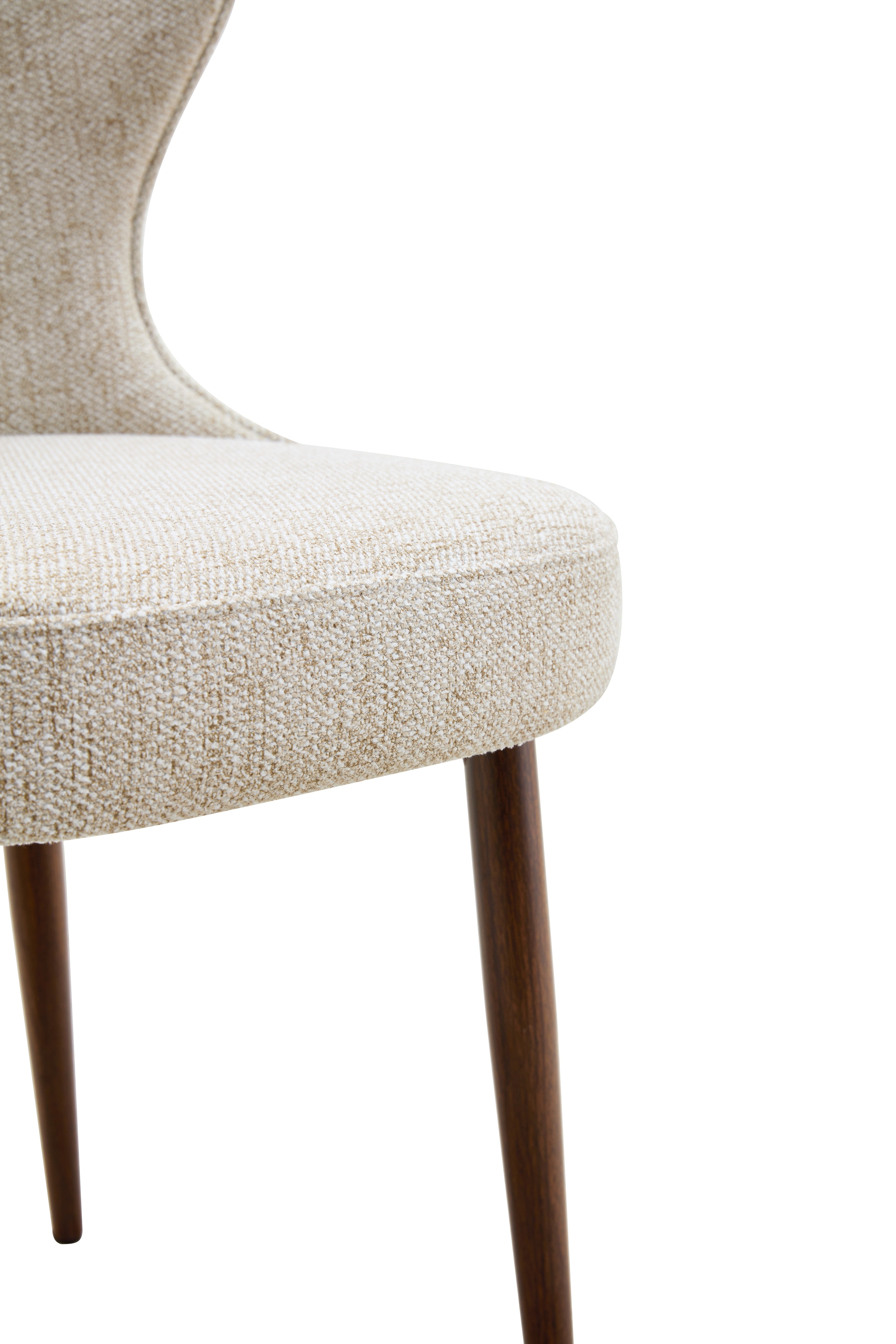 Bella Walnut & Light Taupe Dining Chairs – Set of 2, 4, 6, 8 or 10