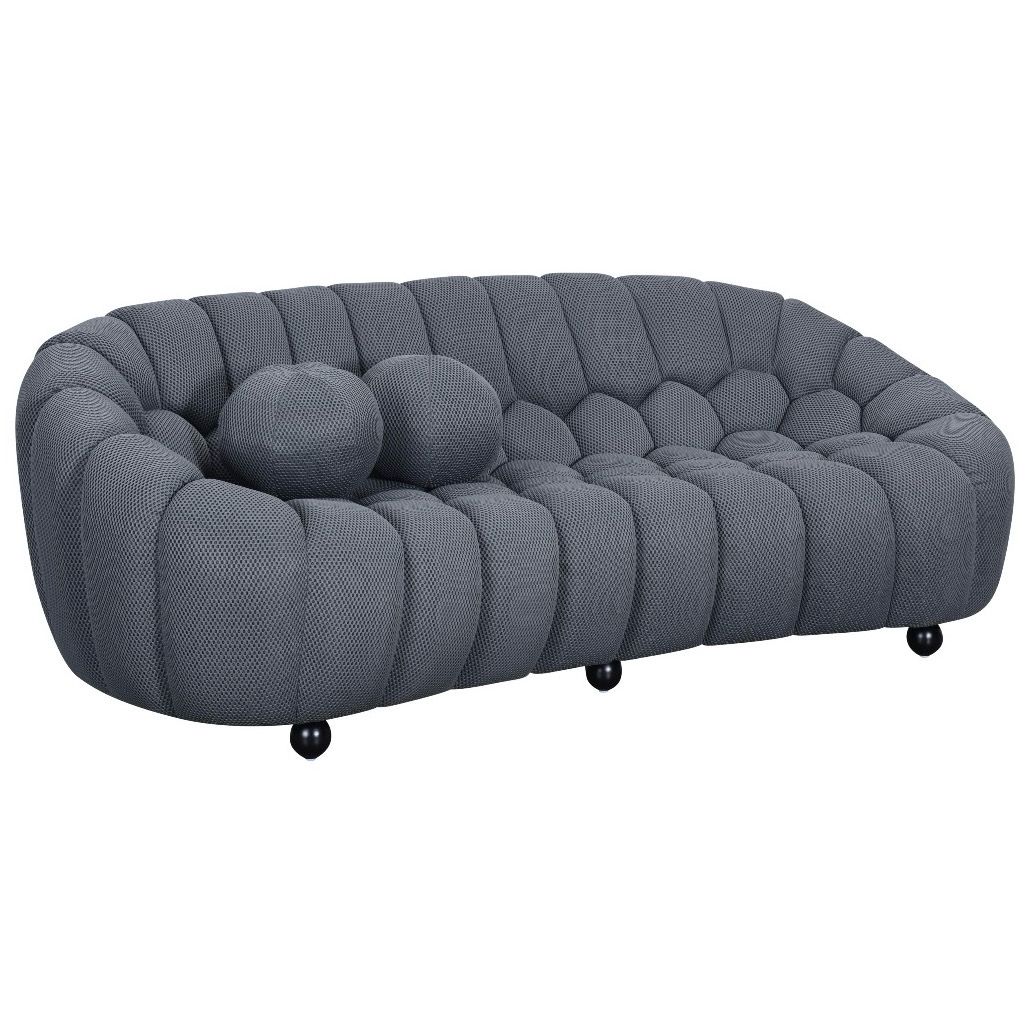 Bella Grey 3 Seater Sofa