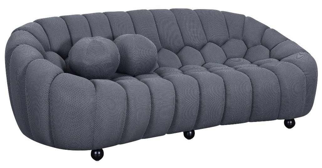 Bella Grey 3 Seater Sofa