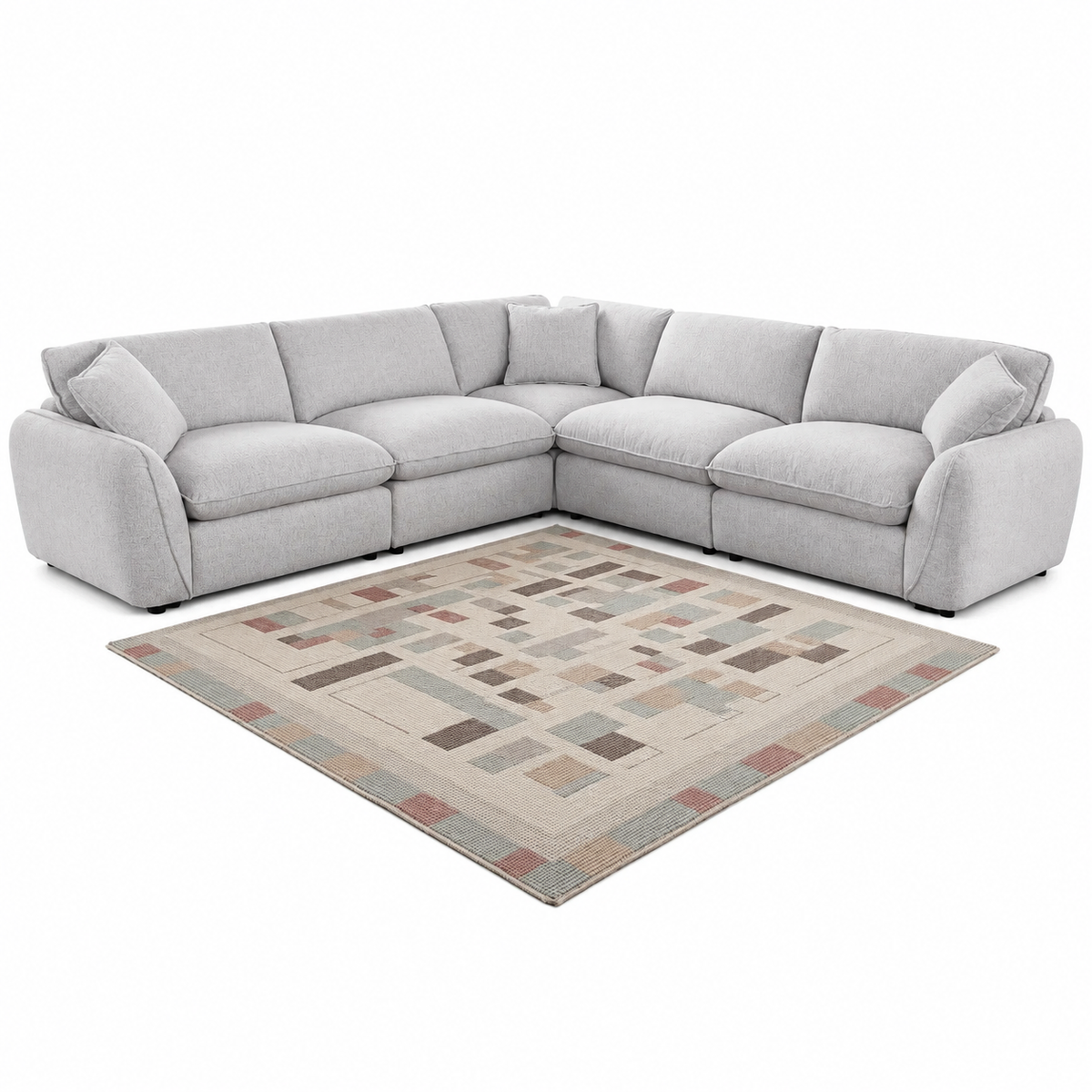 Berlin Beige Large Corner Sofa