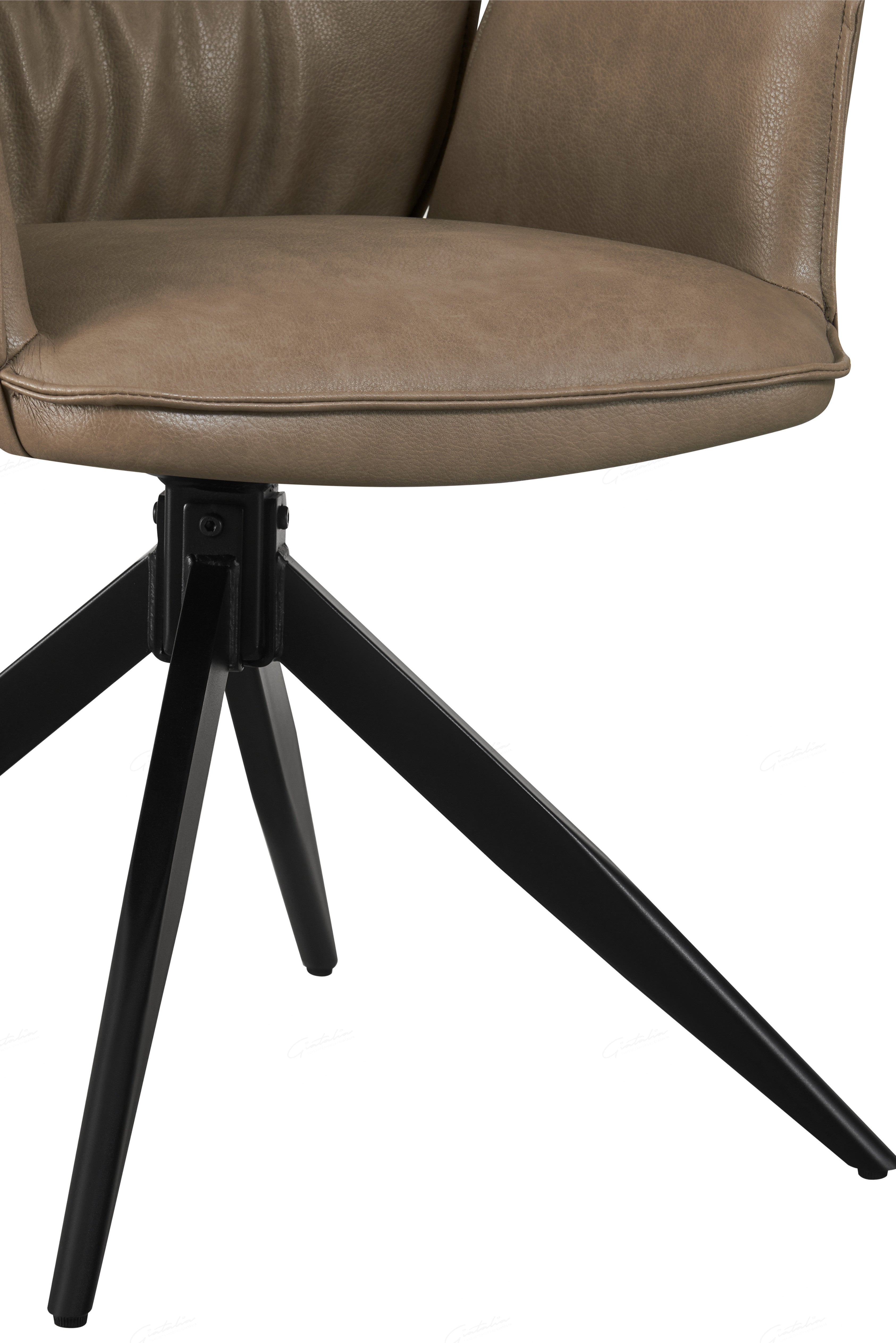 Berlish Taupe PU Dining Chairs – Set of 2, 4, 6, 8 or 10
