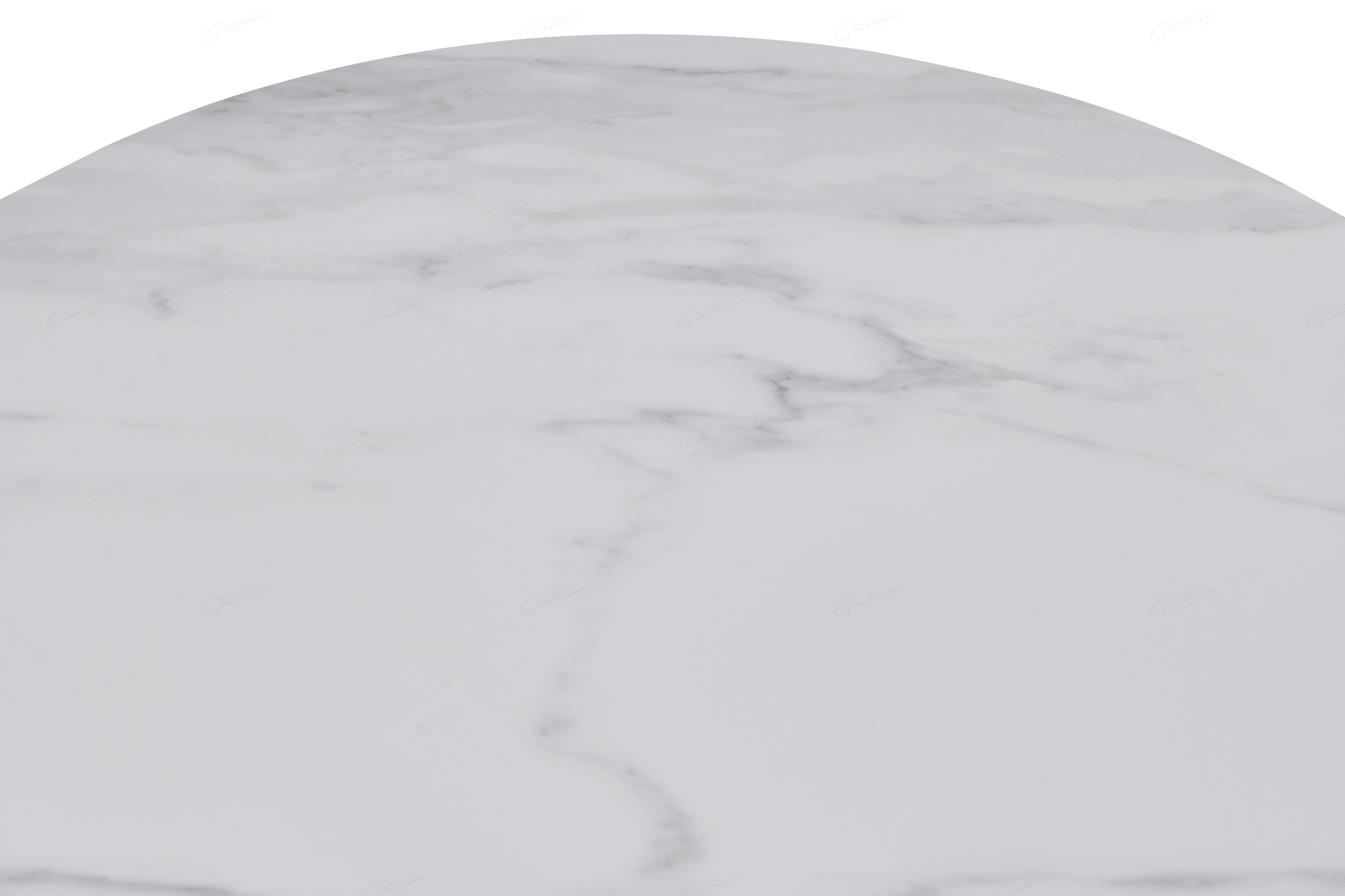 Bianca 200cm Oval Beech & White Ceramic Marble Dining Table