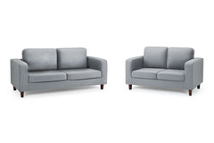 Box Grey 3+2 Fabric Sofa Set