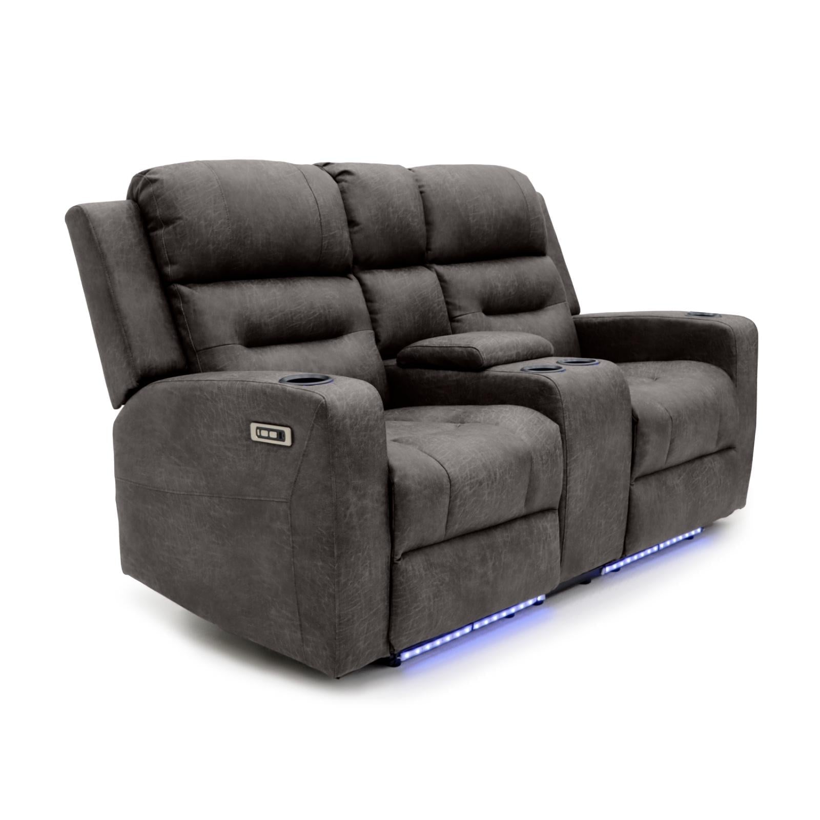 C-Love Tech Brown Electric Recliner Sofa