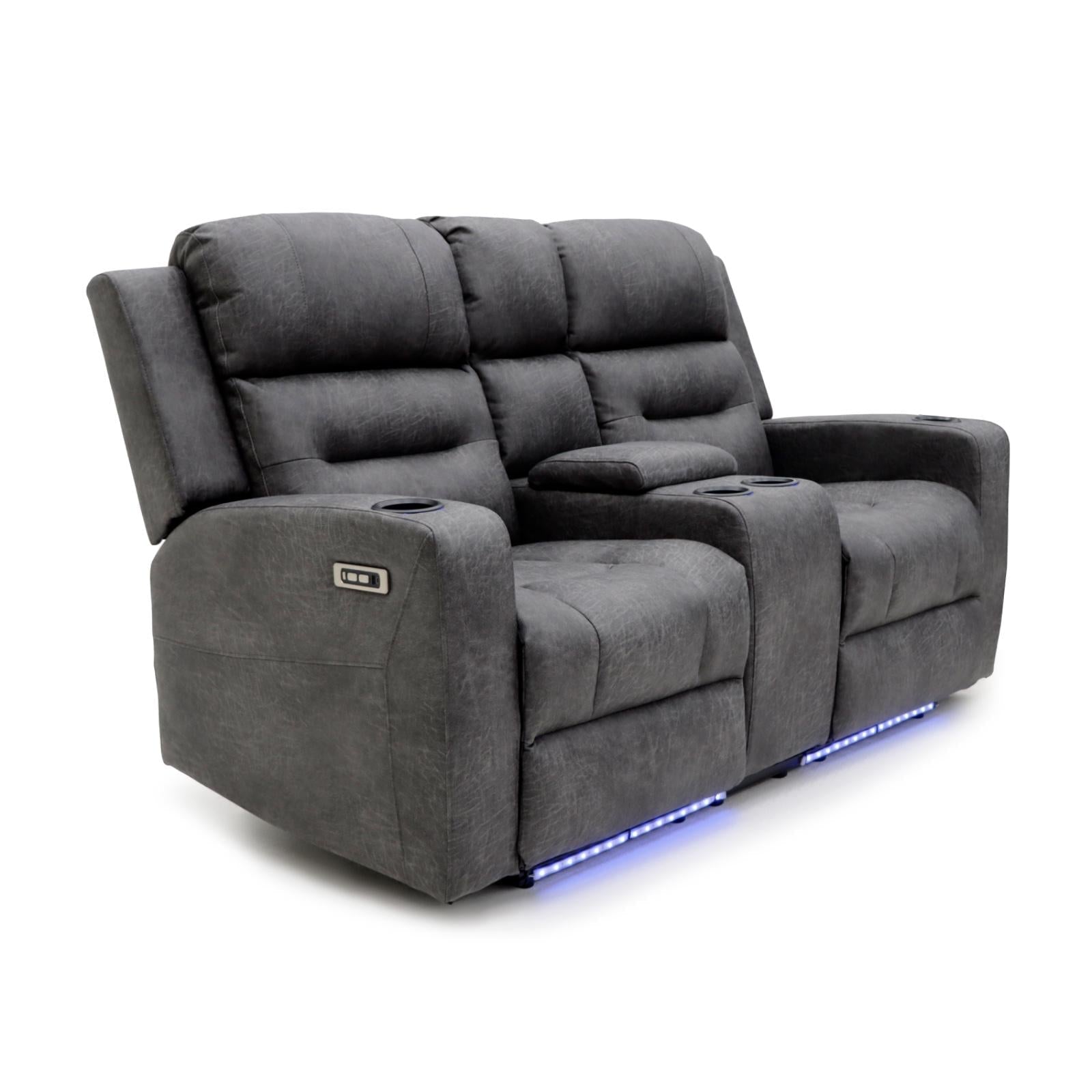 C-Love Tech Grey Electric Recliner Sofa