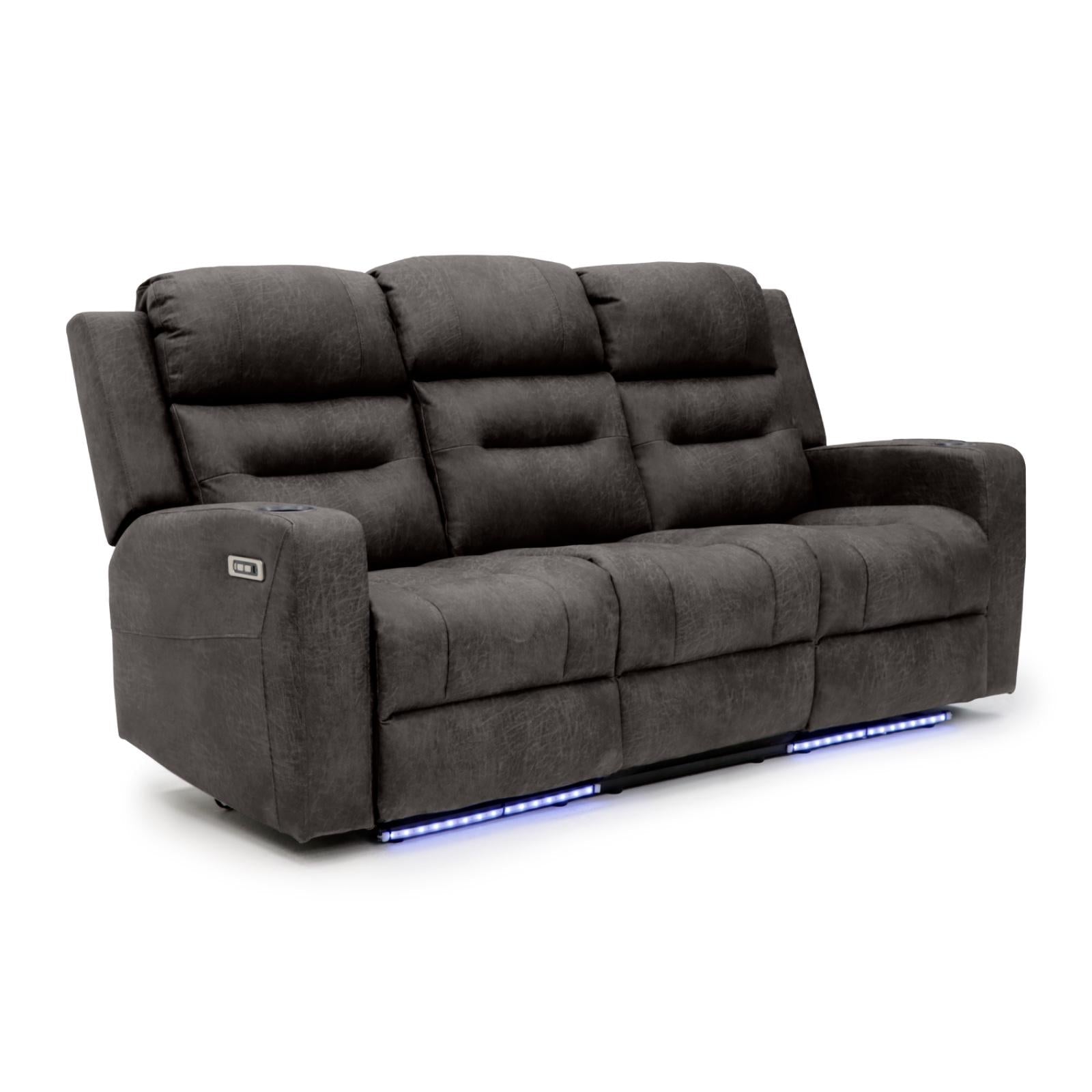 C-Love Tech Brown Electric Recliner Sofa