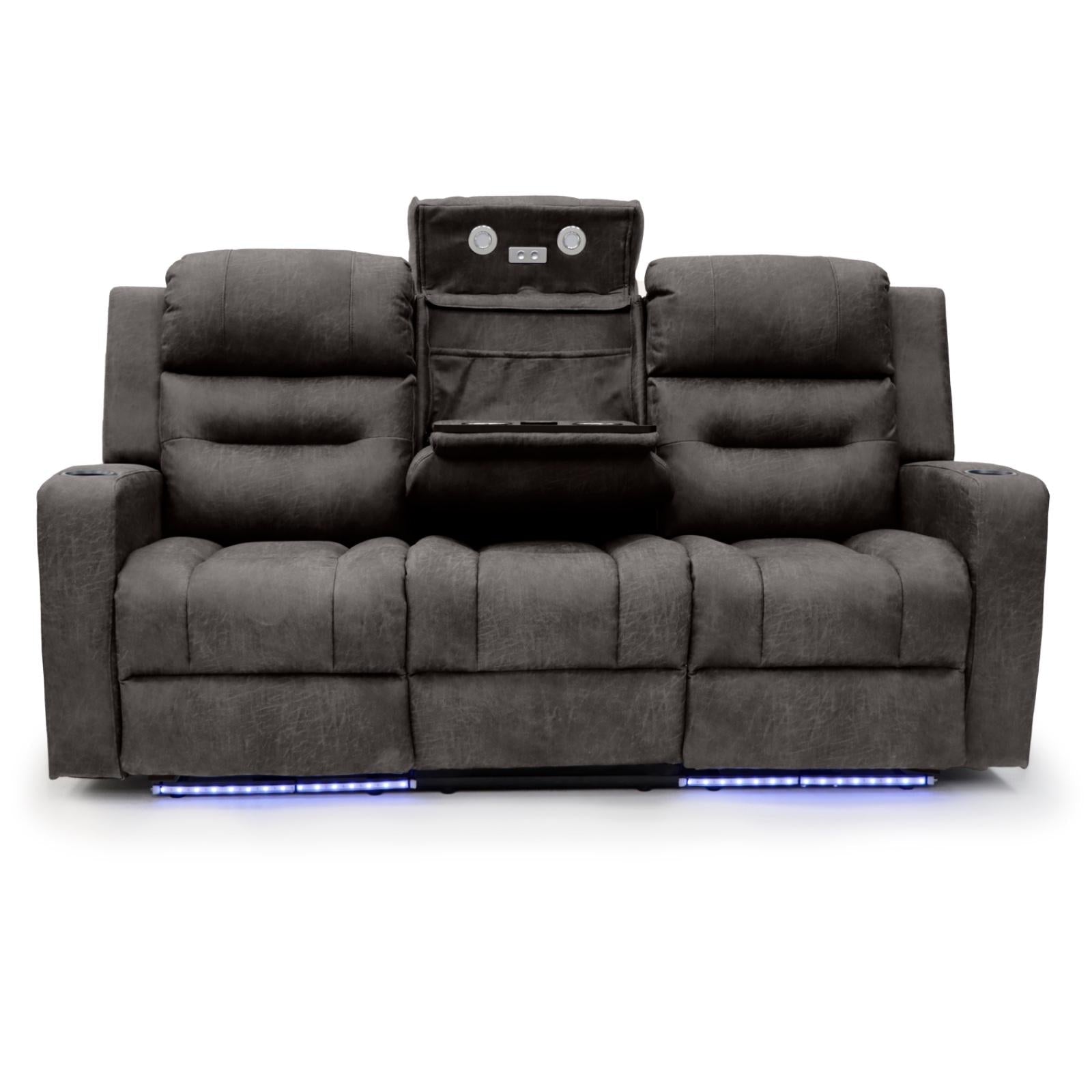 C-Love Tech Brown Electric Recliner Sofa