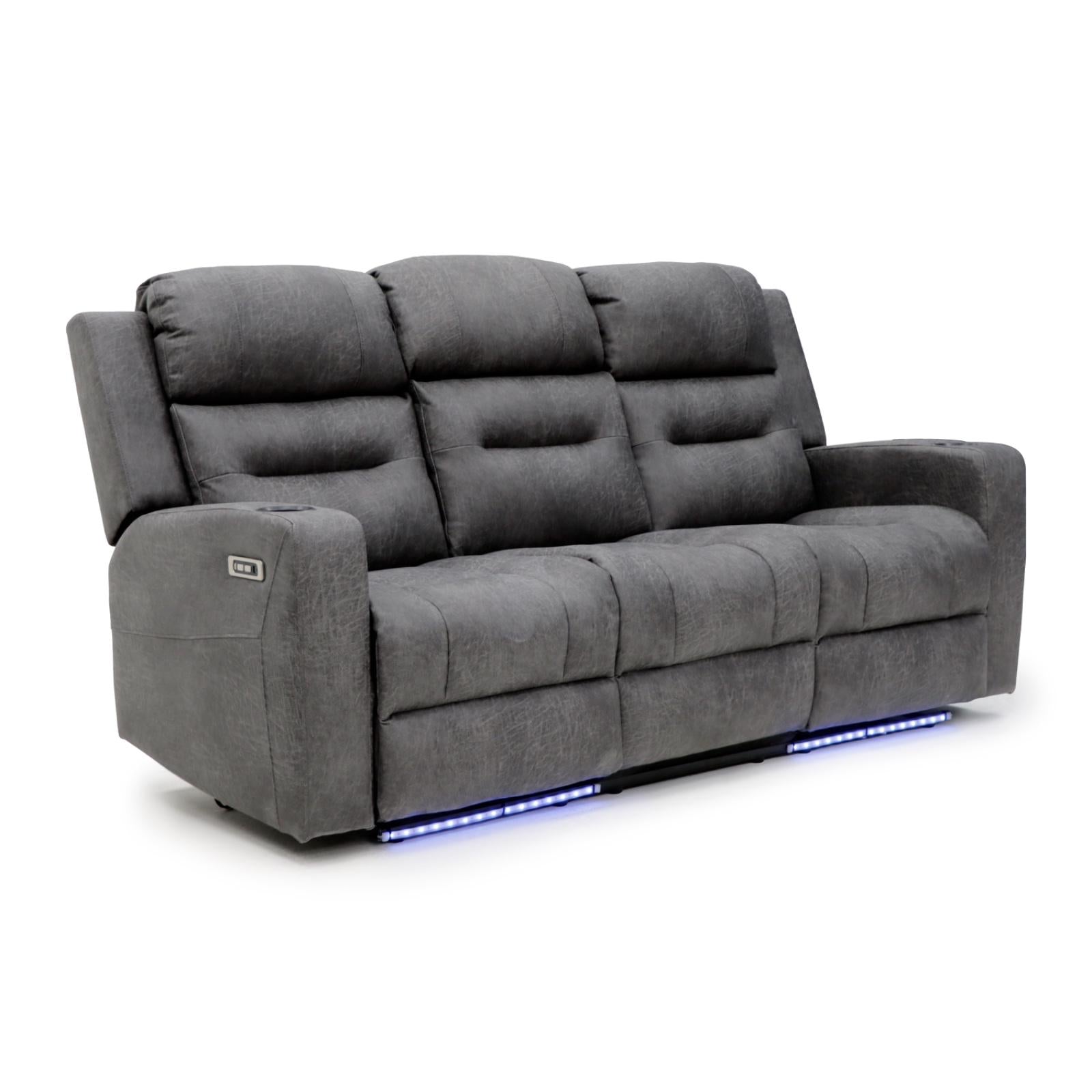 C-Love Tech Grey Electric Recliner Sofa