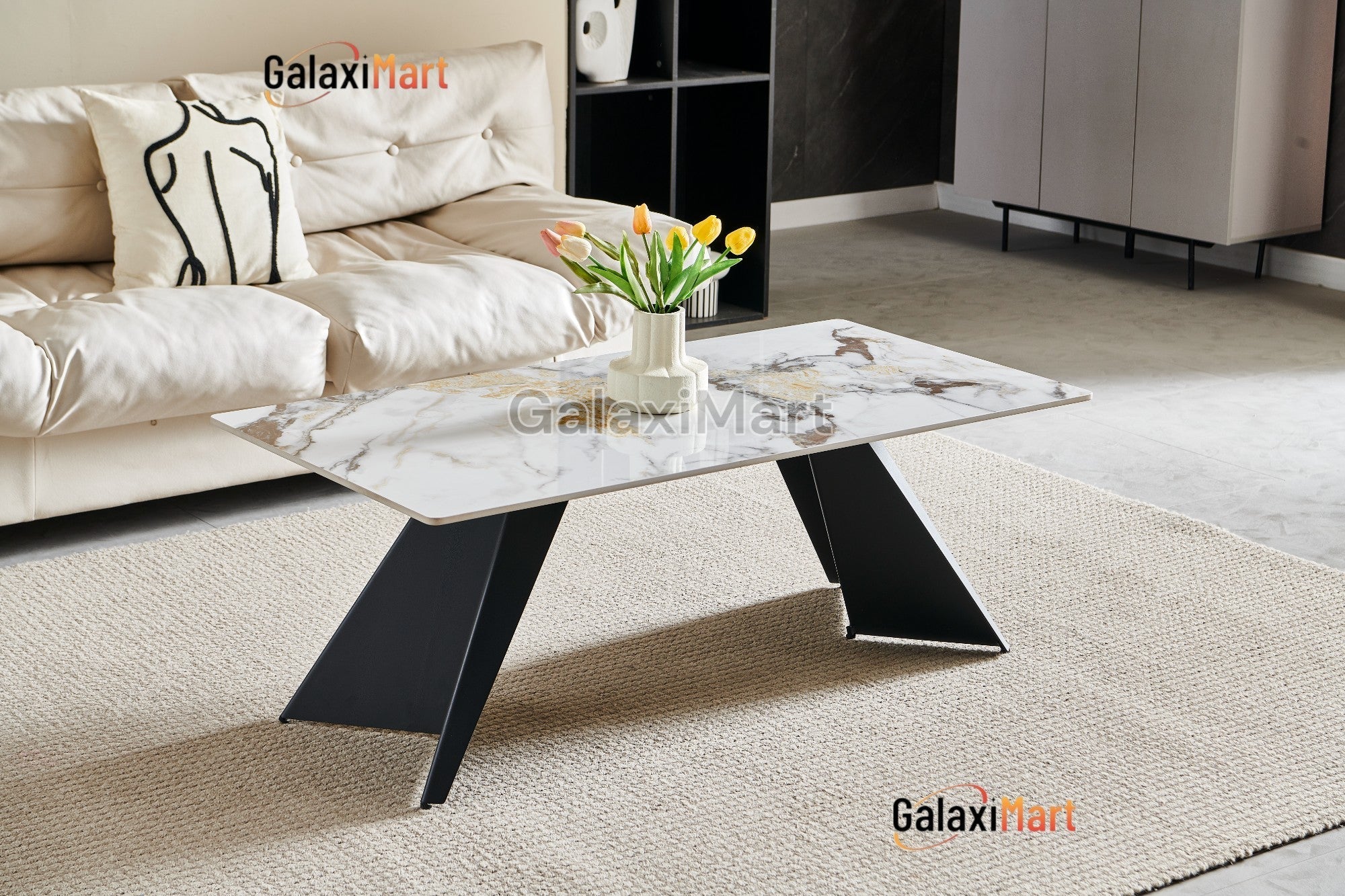 Chicago 160cm-200cm Cream & Gold Extendable Dining Table with Velvet Dining Chairs