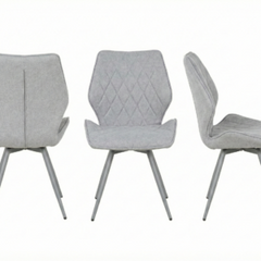 Cambridge Grey Dining Chair | Comfortable Upholstered Seat