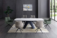 Cameo Extending Dining Table 6 Seater Solid Wood