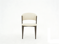 Catello Walnut & Cream Dining Chairs – Set of 2, 4, 6, 8 or 10
