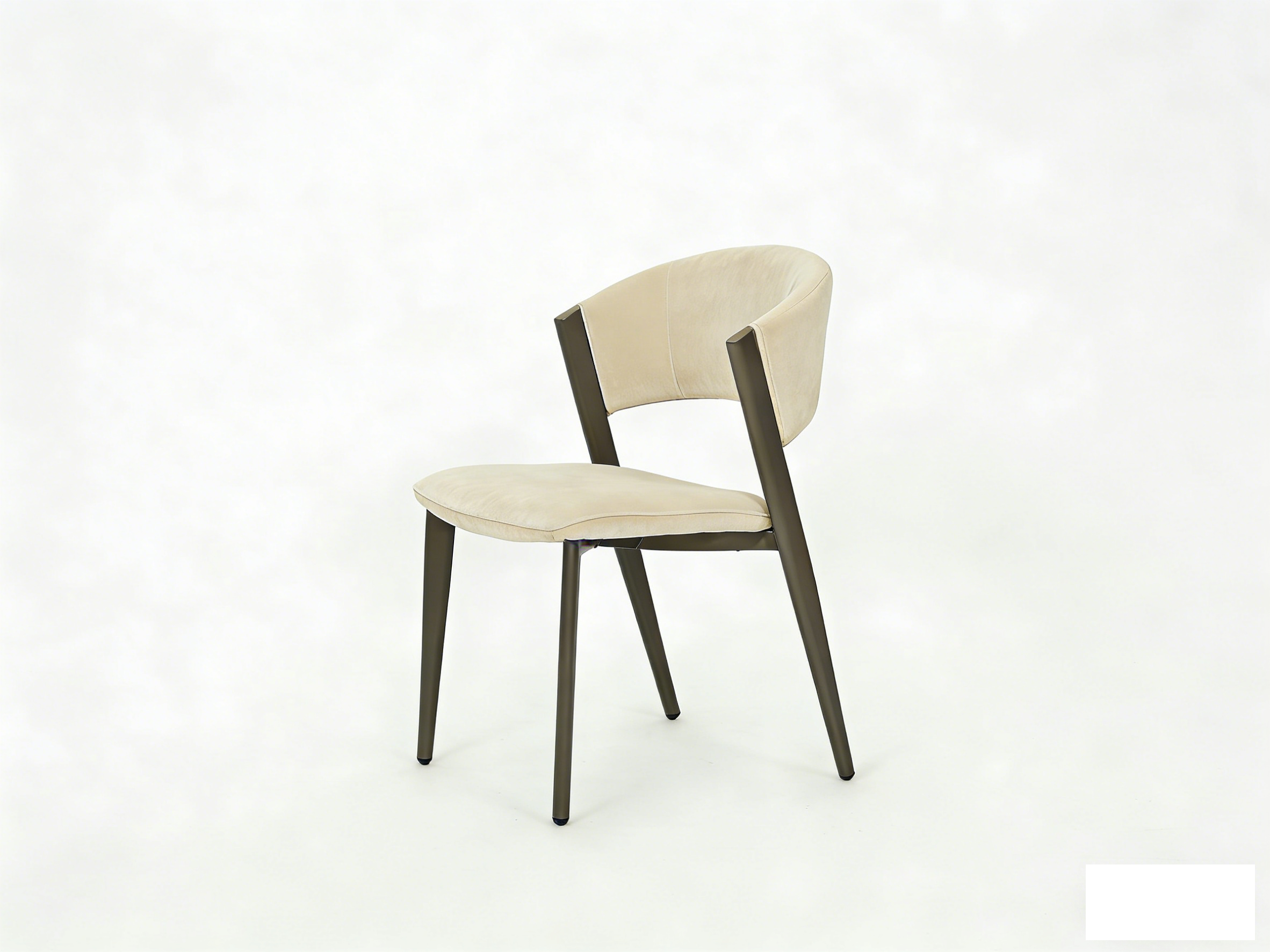 Catello Walnut & Cream Dining Chairs – Set of 2, 4, 6, 8 or 10