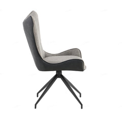 Cayman Light & Dark Grey Contrasting Fabric Dining Chairs – Set of 2, 4, 6, 8 or 10