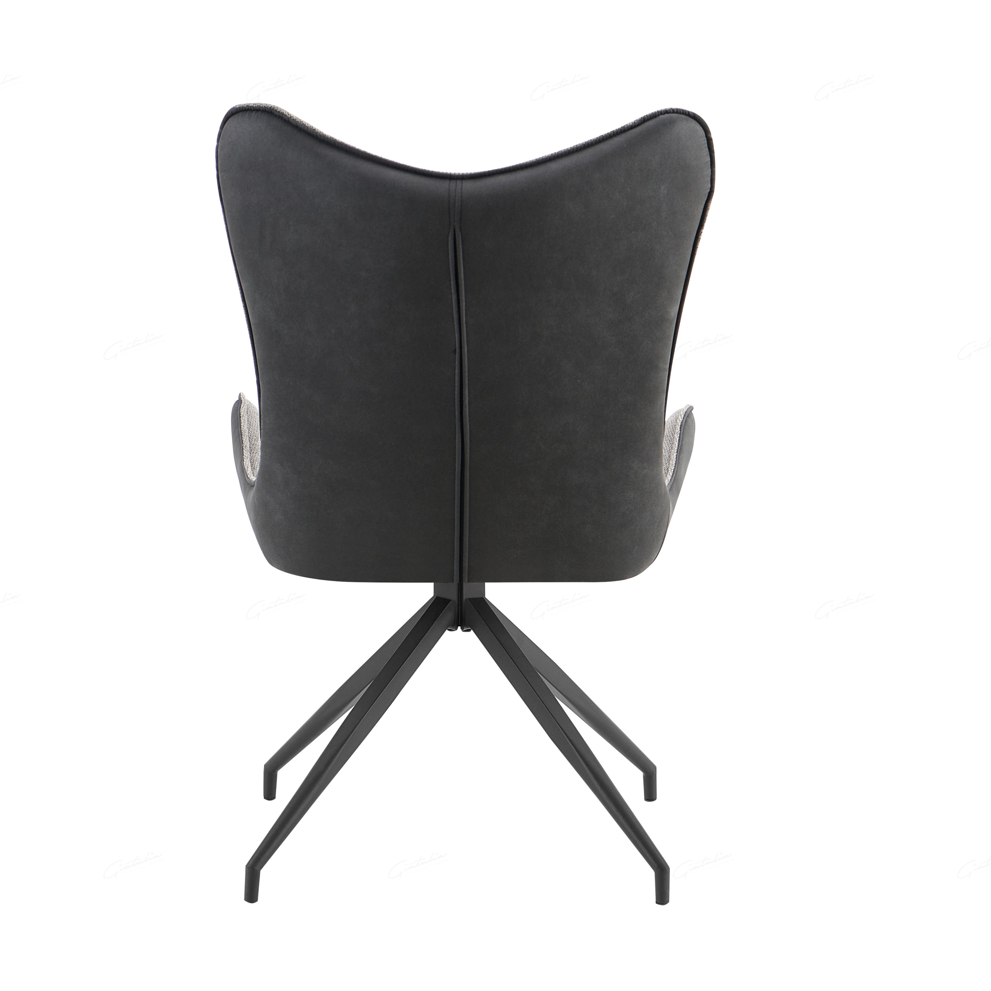 Cayman Light & Dark Grey Contrasting Fabric Dining Chairs – Set of 2, 4, 6, 8 or 10