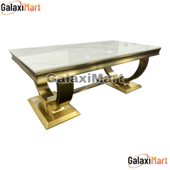 Arriana 120cm Gold Coffee Table