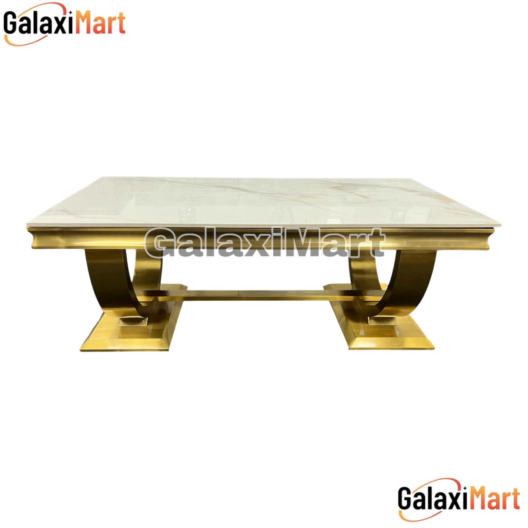 Arriana 120cm Gold Coffee Table