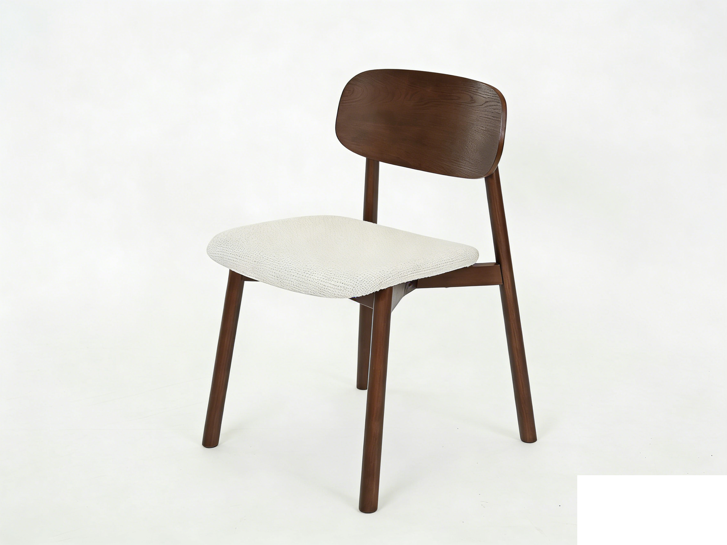 Clara Walnut & Cream Dining Chairs – Set of 2, 4, 6, 8 or 10
