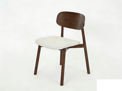 Clara Walnut & Cream Dining Chairs – Set of 2, 4, 6, 8 or 10