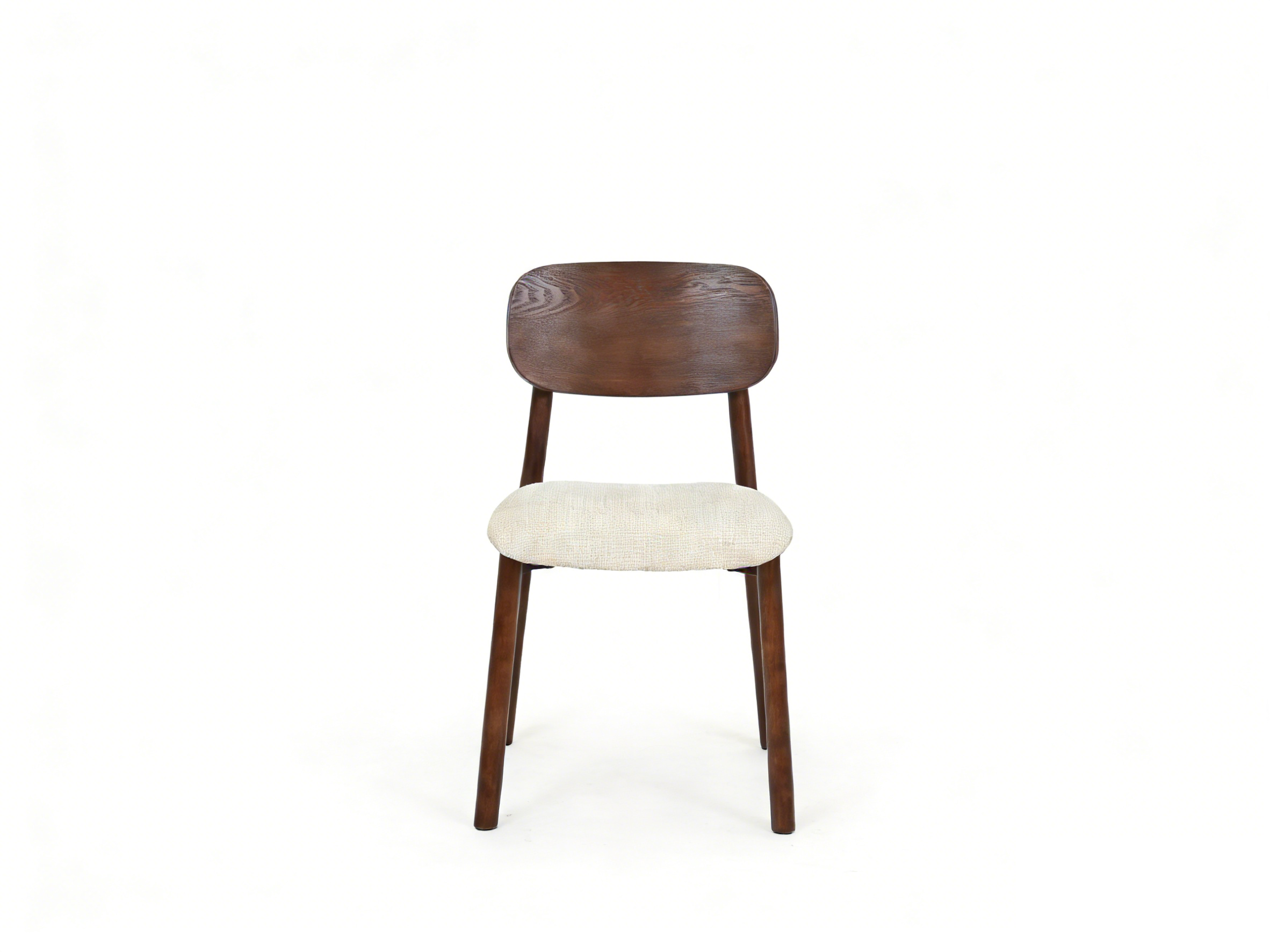 Clara Walnut & Cream Dining Chairs – Set of 2, 4, 6, 8 or 10