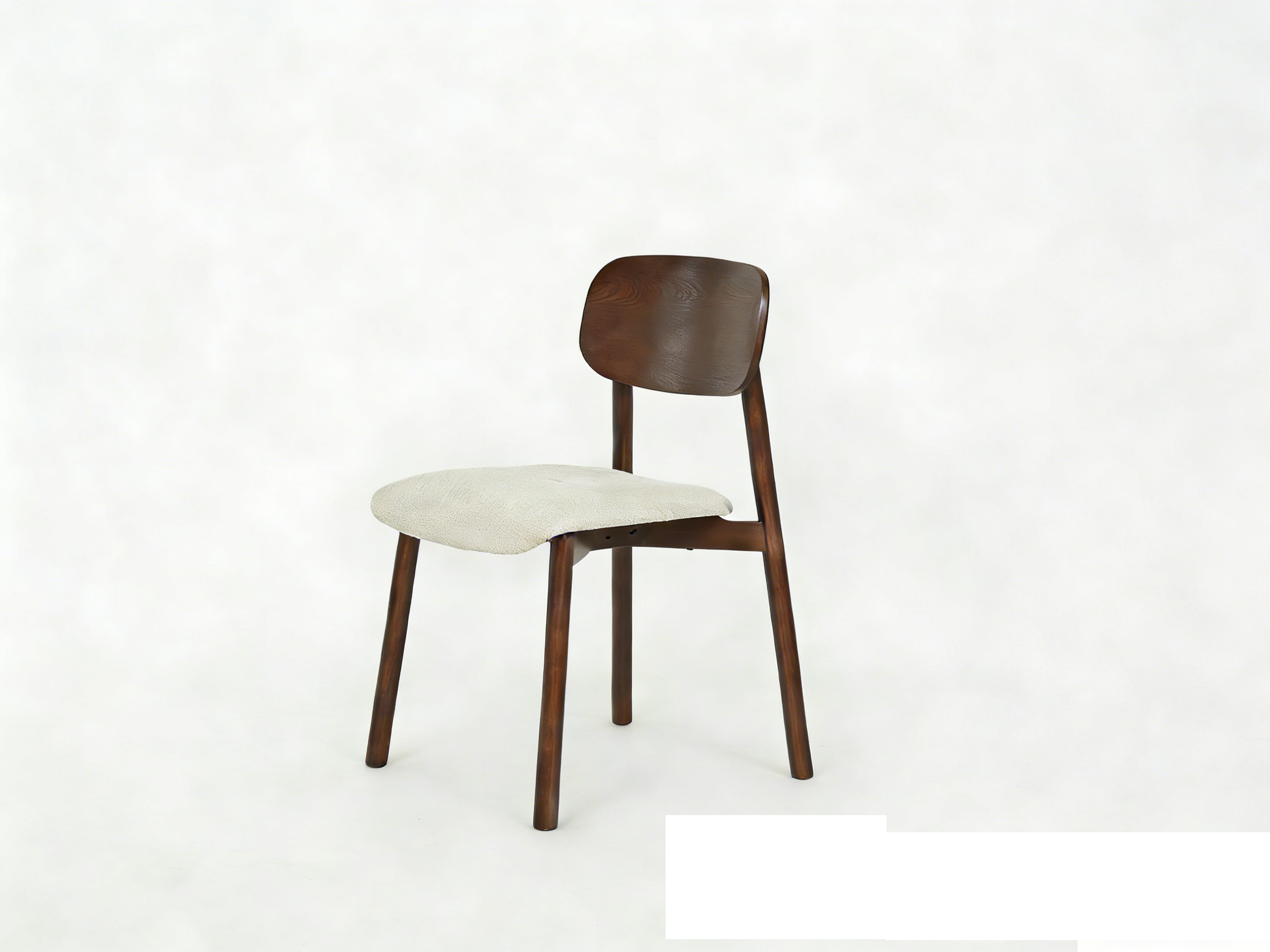 Clara Walnut & Cream Dining Chairs – Set of 2, 4, 6, 8 or 10