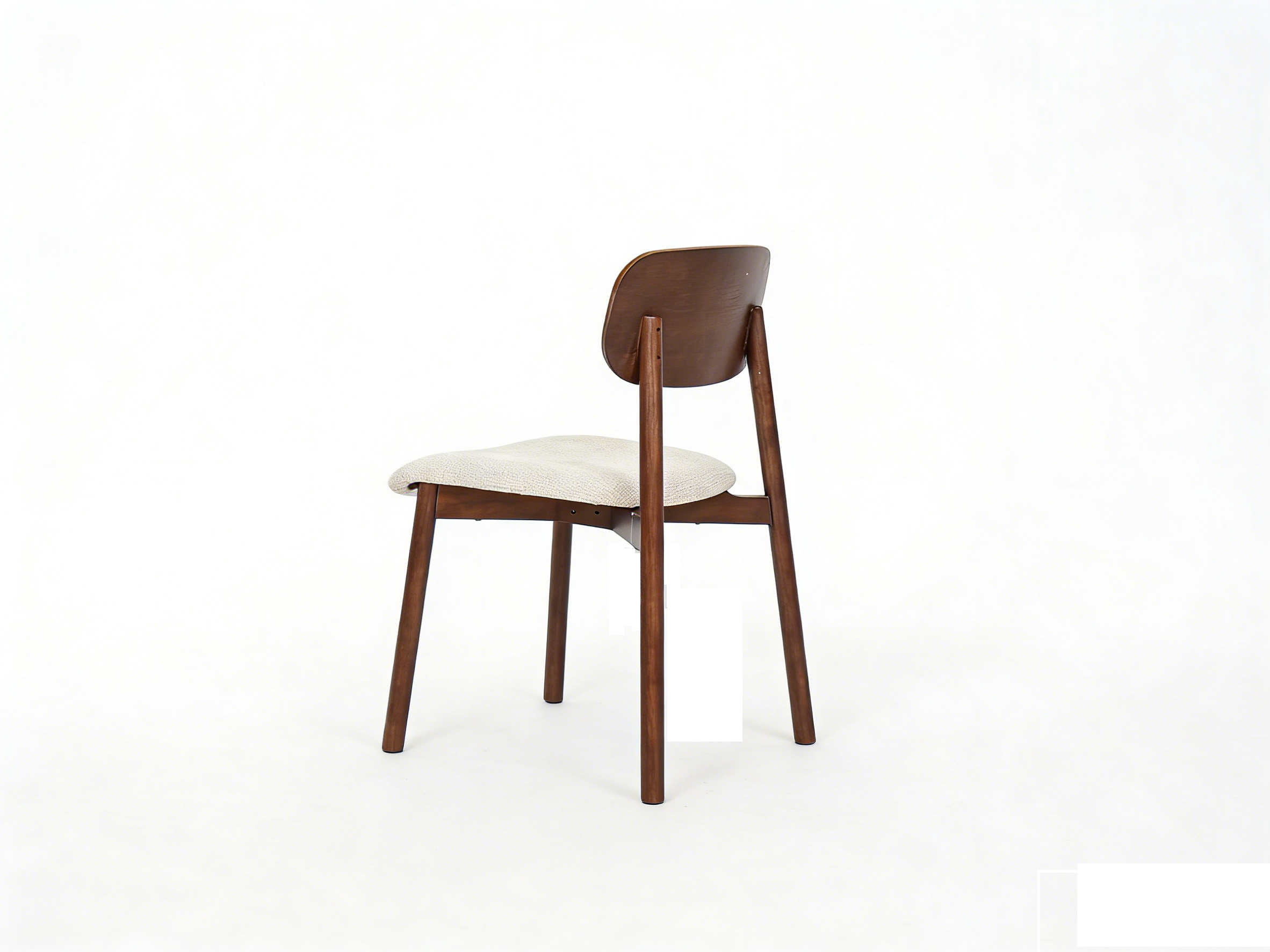 Clara Walnut & Cream Dining Chairs – Set of 2, 4, 6, 8 or 10