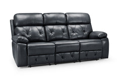 Cody Black Recliner Sofa 3-Seater