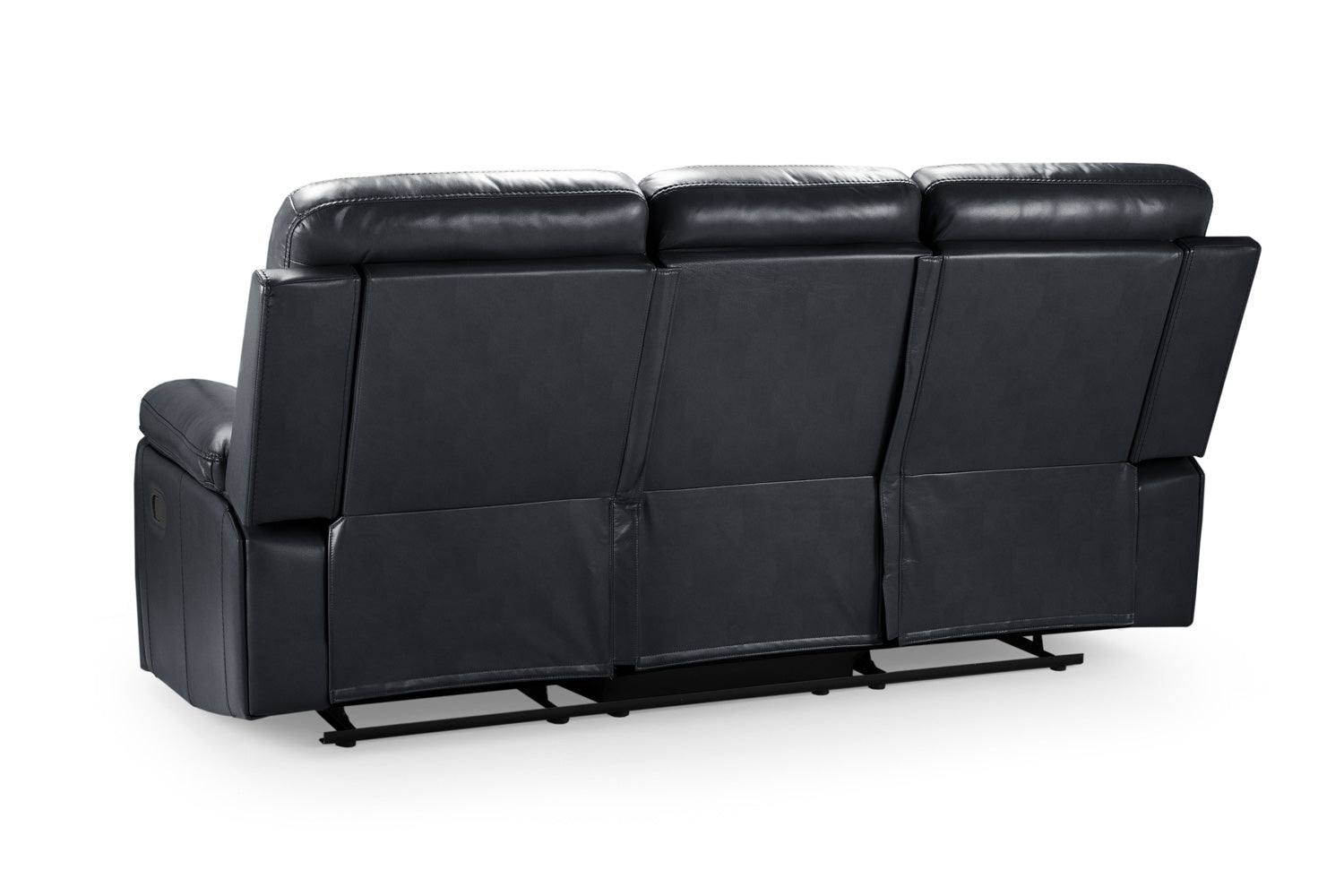 Cody Black Recliner Sofa 3-Seater