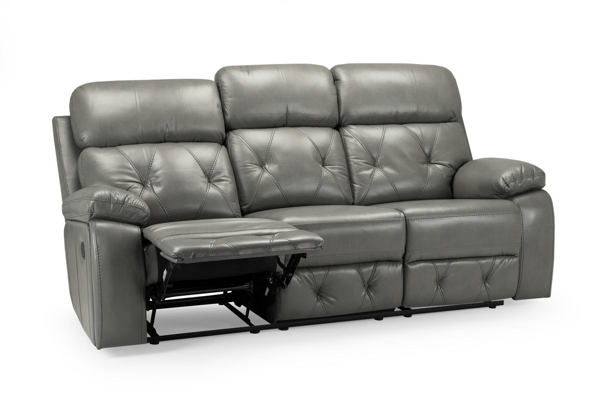 Cody Grey Recliner Sofa 3-Seater