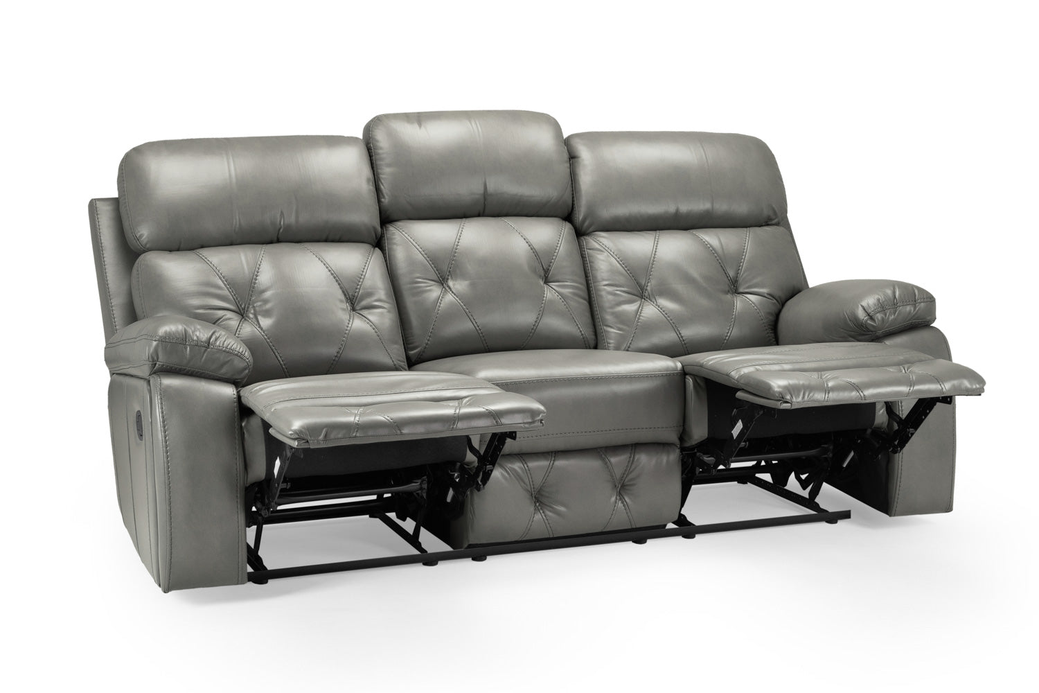 Cody Grey Recliner Sofa 3-Seater