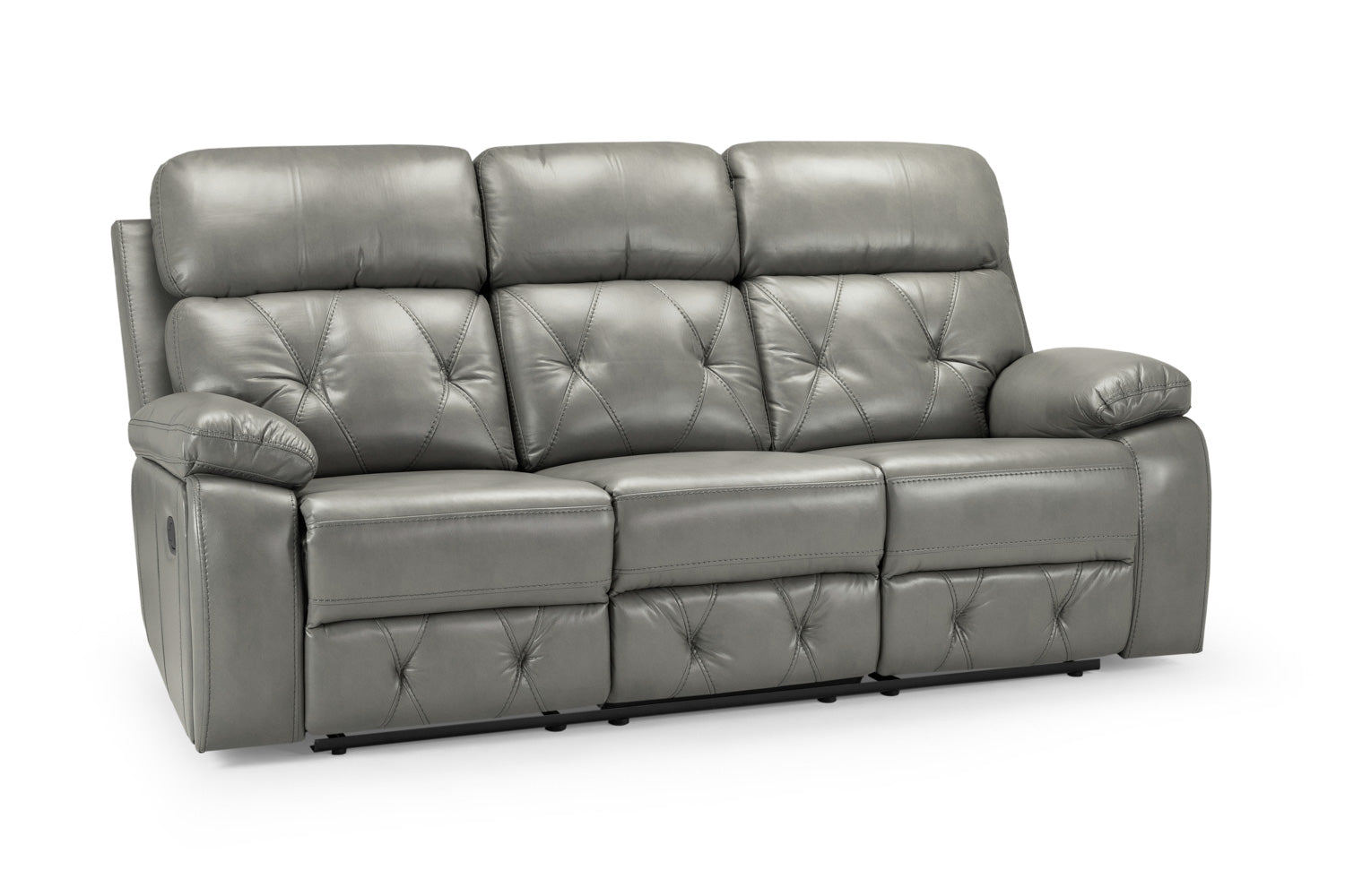 Cody Grey Recliner Sofa 3-Seater
