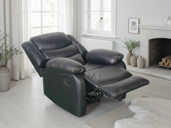 Conrad Black Manual Recliner Sofa