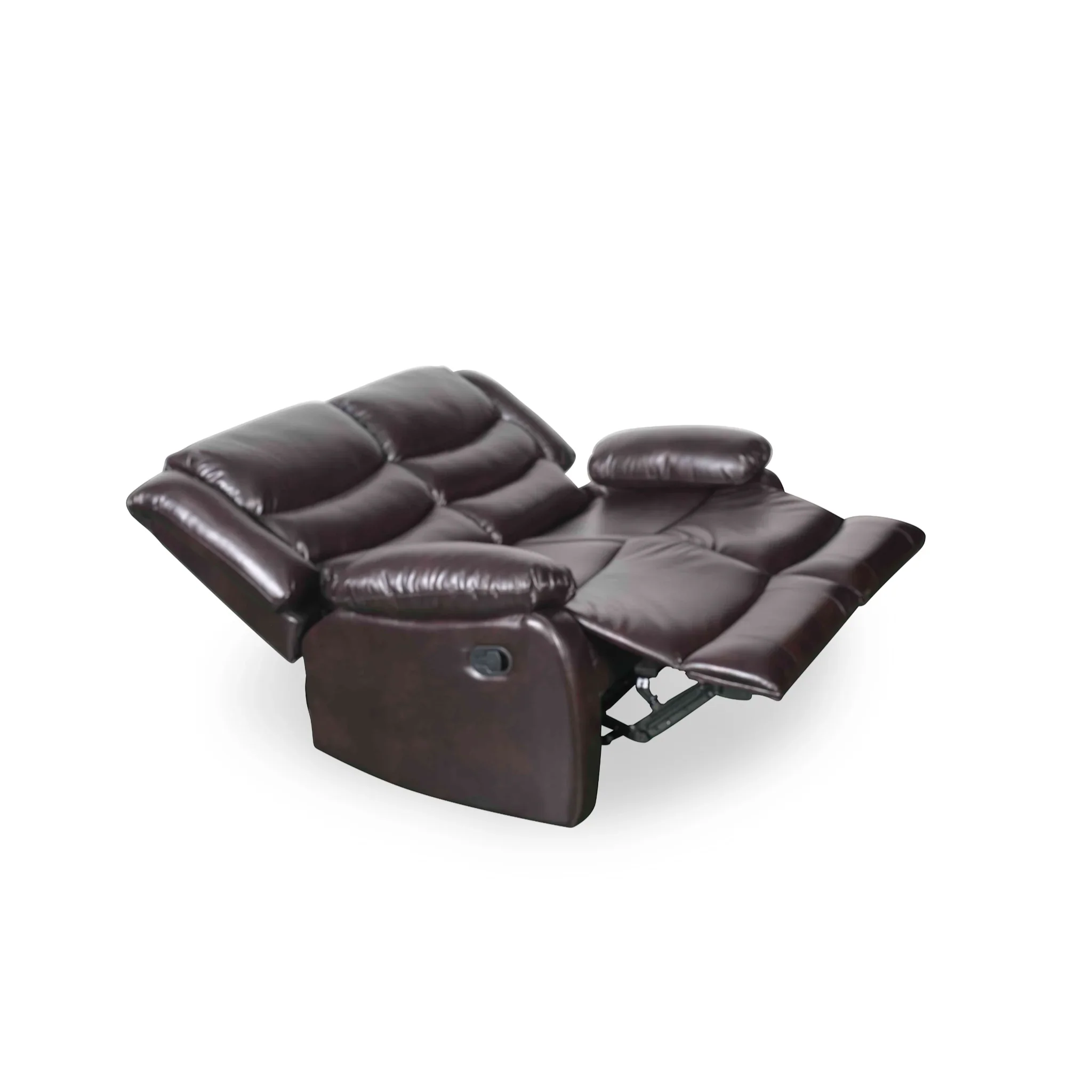Conrad Brown Manual Recliner Sofa