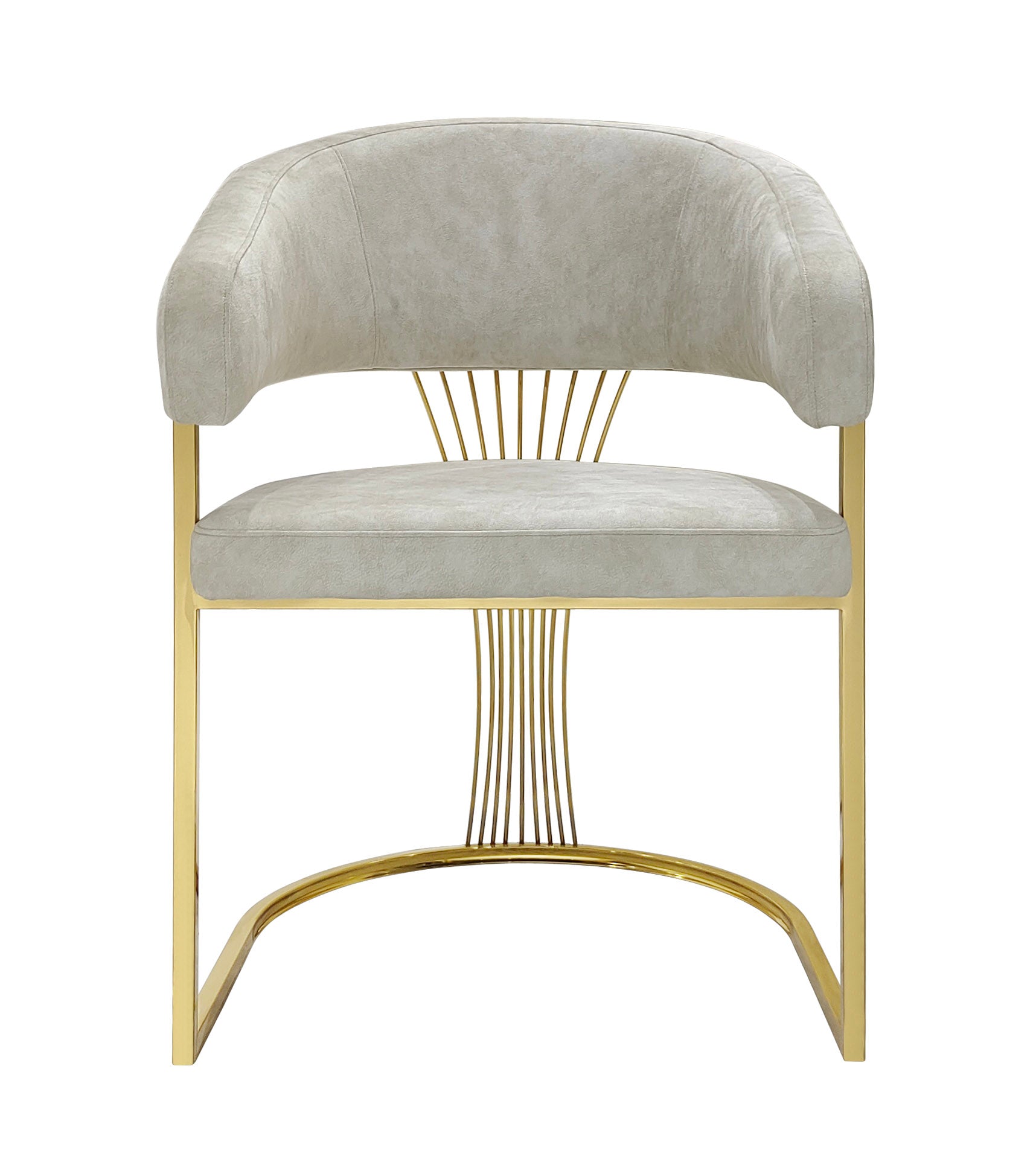 110cm Round Cream Marble Dining Table Set | 4 Gold Dining Chairs | Luxury 110cm Modern Dining Set UK | Premium White Marble Gold Base